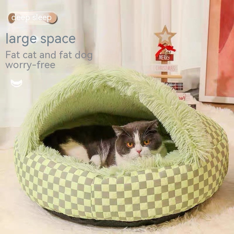 Pet Warm Diamond Quilt Closed Nest - PP12