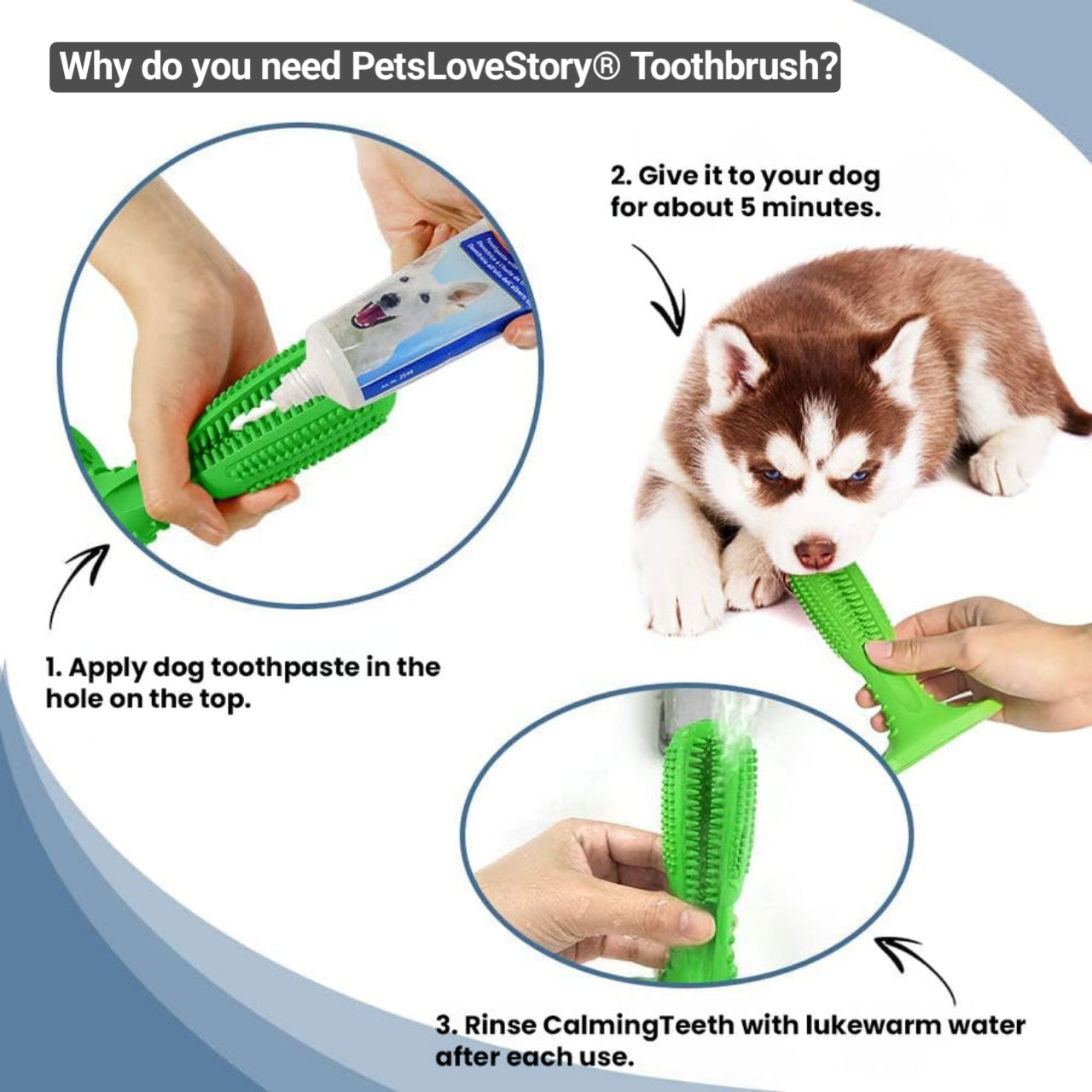 SweetPetStory® Toothbrush Toy